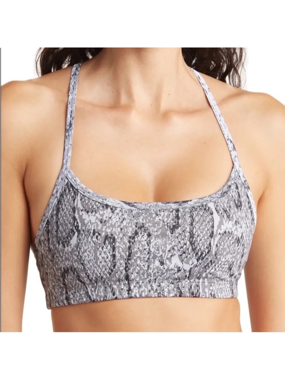 Beyond Yoga Ombré Snake Print Bra Size XL